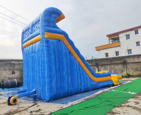 Zewnętrzny składany plac zabaw dla dzieci Nadmuchiwana zjeżdżalnia wodna Plandeka PCV