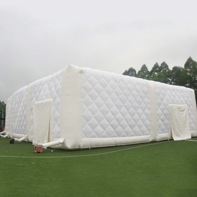 Duży odkryty namiot kempingowy z kostką nadmuchiwaną LED Light Nadmuchiwany namiot