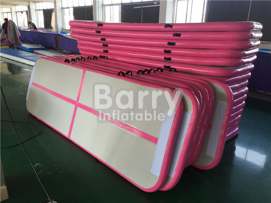 Fitness Aqua Yoga Pink Mat Air Track Nadmuchiwany bęben powietrzny 3X1x0,1m Rozmiar