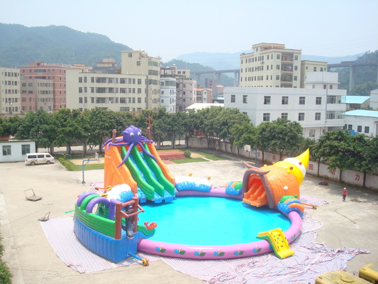 Wypożyczalnia / Zabawa imprezowa Nadmuchiwany park wodny Octopus Slide