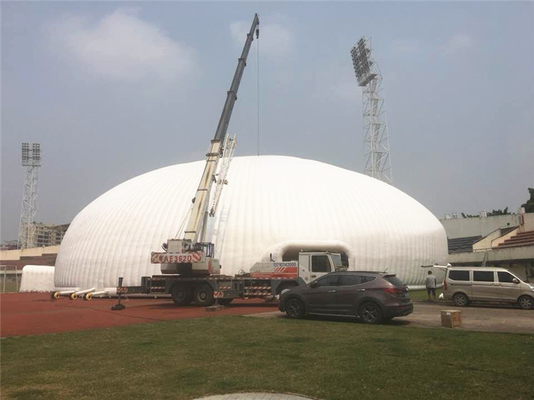 OEM Giant Nadmuchiwany namiot kopułowy z PVC o średnicy 10 m do pomocy w przypadku katastrof