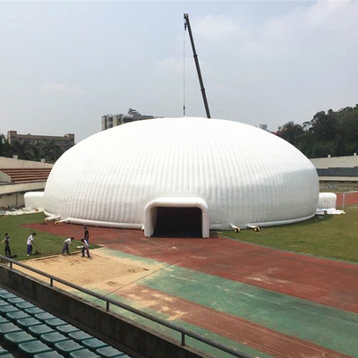 OEM Giant Nadmuchiwany namiot kopułowy z PVC o średnicy 10 m do pomocy w przypadku katastrof