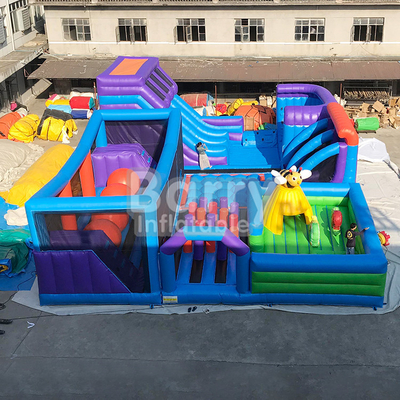 Komercyjny nadmuchiwany plac zabaw dla dzieci Park rozrywki Duży zamek