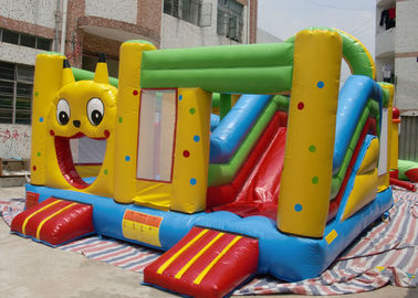 5 × 5 m Cute Cartoon nadmuchiwane Bounce House Slide Combo dla dzieci