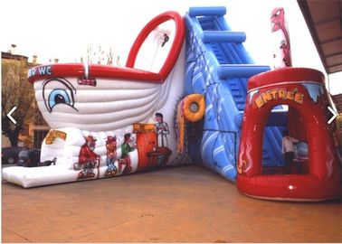 Dostosowane wodoodporne komercyjne nadmuchiwane zjeżdżalnia dla dzieci bawiących się