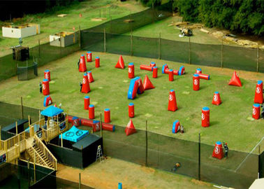 Speedball Inflatable Psp Paintball Bunkers / Nadmuchiwane gry dla dzieci