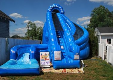 Giant Korkociąg nadmuchiwany Zjeżdżalnia wodna / podwójny nadmuchiwany slip i zjeżdżalnia z basenem