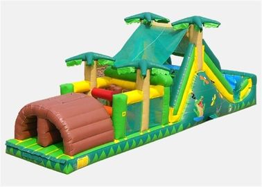 Handlowy Dmuchany Tor Przeszkód, Cheer Amusement Bouncer Obstacle Course