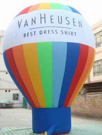 Ogromne wodoodporne Rainbow Earth Inflatable Balloons For Advertising