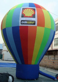 Ogromne wodoodporne Rainbow Earth Inflatable Balloons For Advertising