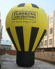 Nadmuchiwany balon z plandeką z PVC, dmuchany balon naziemny do reklam
