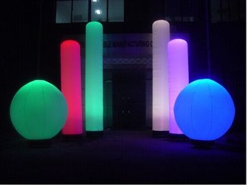 Kolorowe reklamy nadmuchiwane latarnia LED / oświetlenie na uroczystości