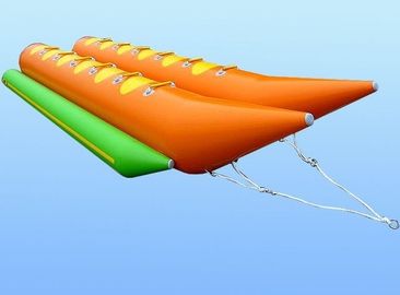 0.9mm PVC nadmuchiwane zabawki łodzi, podwójne nadmuchiwane łodzi rybackich dla sportów wodnych