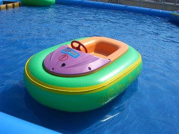 Mini 0.9mm PVC Swimming Pool Toys Nadmuchiwana zmotoryzowana łódź zderzaka