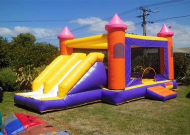 Dzieci Double Lane Inflatable Combo Castle Bounce House ze zjeżdżalnią