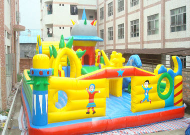 Dostosowany kolorowy nadmuchiwany dmuchany zamek, nadmuchiwany plac zabaw dla dzieci