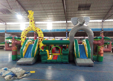 Wonderful Animal Theme Nadmuchiwany dmuchany zamek / Bouncer Castle For Kids