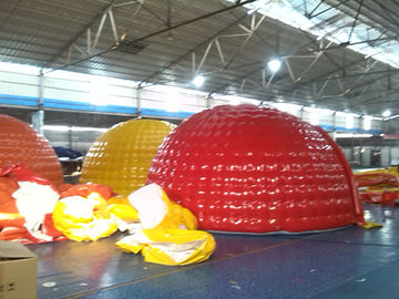 Wodoodporny nadmuchiwany namiot kempingowy o średnicy 6m z plandeką PCV o pojemności 6m z EN14960