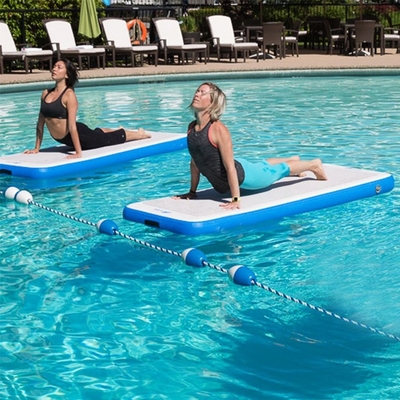 DWF 1.2mm Plato Air Inflatable Water Yoga Mat Antypoślizgowe drukowanie logo