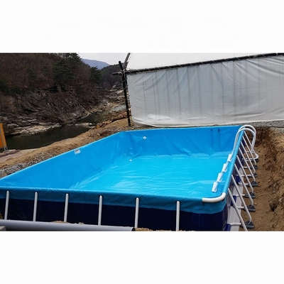 Profesjonalny basen ze stalową ramą do wodoodporności na zewnątrz