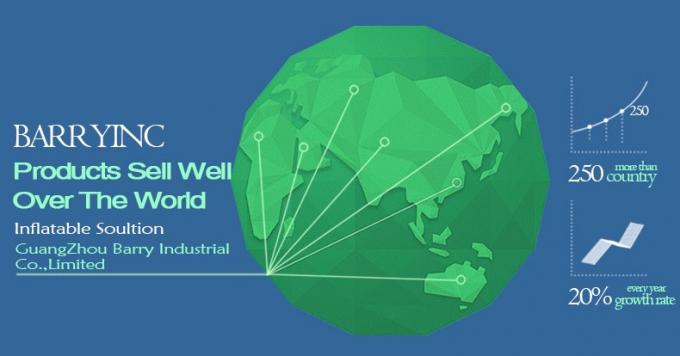 Nadmuchiwany namiot targowy ognioodporny z tunelami 1