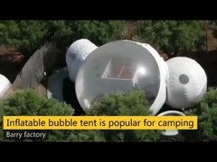 1,0 mm materiał PVC nadmuchiwany namiot bąbelkowy zewnętrzna kopuła powietrzna o średnicy 3 m