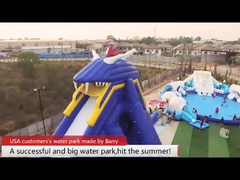 Na sprzedaż gigantyczny nadmuchany park wodny.