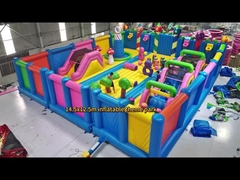 Zindywidualizowany World'S Biggest Kids Indoor Bounce House Parku rozrywkowym Nawierzchnia na powietrze