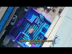 Commercial Outdoor Playground Games Park Bounce House Nawierzchnia na powietrze Park dla dorosłych Dzieci