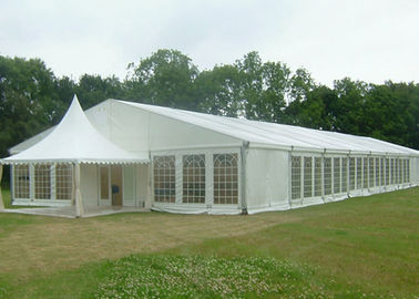 300 ~ 2000 osób duży biały nadmuchiwany namiot na imprezę, odkryty luksusowe namioty weselne