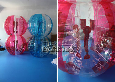 Outdoor Inflatable Kids Toys 1.8M Materiał TPU Half Blue Bubble Ball / Red Bubble Balls