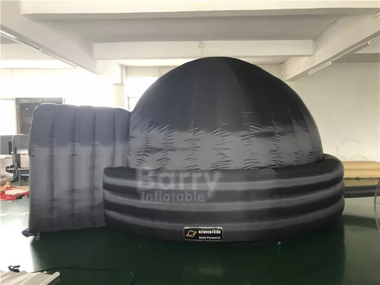 Przenośny nadmuchiwany namiot kopułowy do projekcji planetarium wysadzić w powietrze namiot kinowy projekcyjny