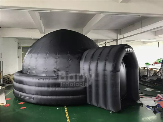 Przenośny nadmuchiwany namiot kopułowy do projekcji planetarium wysadzić w powietrze namiot kinowy projekcyjny