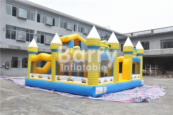 Outdoor Kids  Nadmuchiwany dmuchany zamek ze ślizgawką plandekową 0,55 mm z PCV