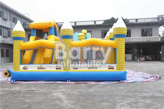 Outdoor Kids  Nadmuchiwany dmuchany zamek ze ślizgawką plandekową 0,55 mm z PCV