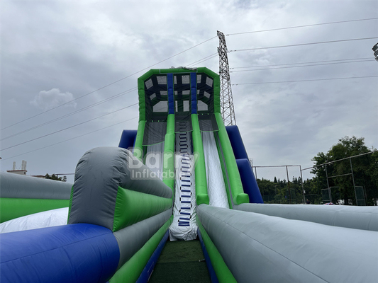 Specjalistyczna zabawa dla dzieci Wysoki 36x14x13m statyp Olbrzymie zjeżdżalnie wodne dla dużych wydarzeń 5km pływający tor przeszkód