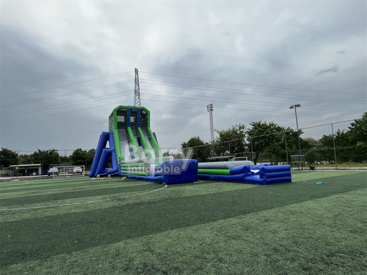 Specjalistyczna zabawa dla dzieci Wysoki 36x14x13m statyp Olbrzymie zjeżdżalnie wodne dla dużych wydarzeń 5km pływający tor przeszkód