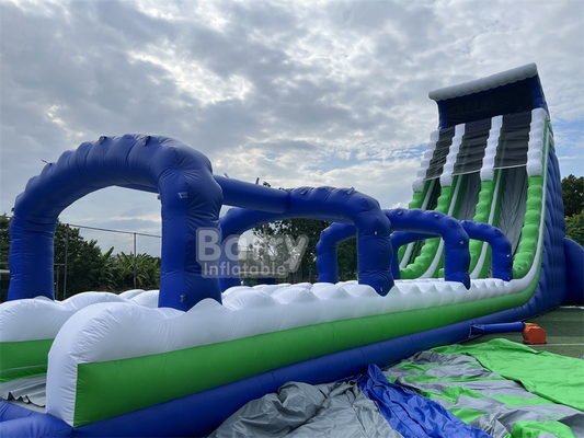 Komercyjna klasy na zamówienie 30x9x13m Wave Giant Nadmuchany zjeżdżalnia wodna dla dzieci Dorosłych Gorący w 5km Nadmuchany bieg