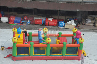 Platon PVC plandeki Nadmuchiwane maluch plac zabaw / nadmuchiwane zabawy miasta