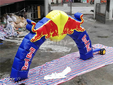 Unique Print Commerical Advertising Red Bull Nadmuchiwane łuki na ceremonię otwarcia
