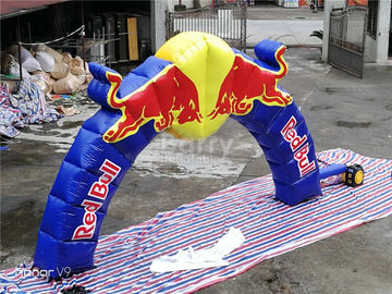 Unique Print Commerical Advertising Red Bull Nadmuchiwane łuki na ceremonię otwarcia