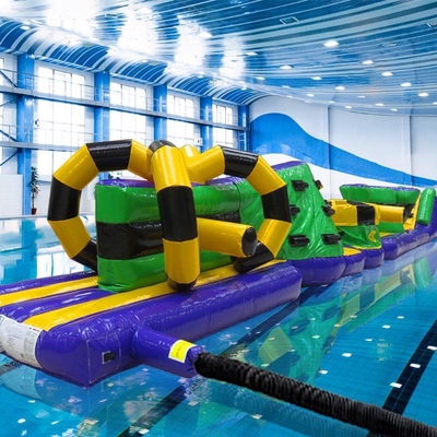 Komercyjny ciepło zamknięte podwójne pasy 15M Whirligig basen pływający Aqua Run