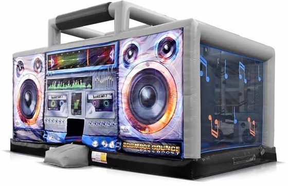 PVC Outdoor Inflatable Boom Box Bounce House Disco Dome Bounce Castle Dla imprezy
