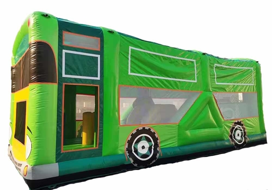 Komercyjny Dorośli Dzieci Pastel Party Szkoła Autobus Odbiór Dom Z Małym Ślizgaczem I Kursem Przeszkód