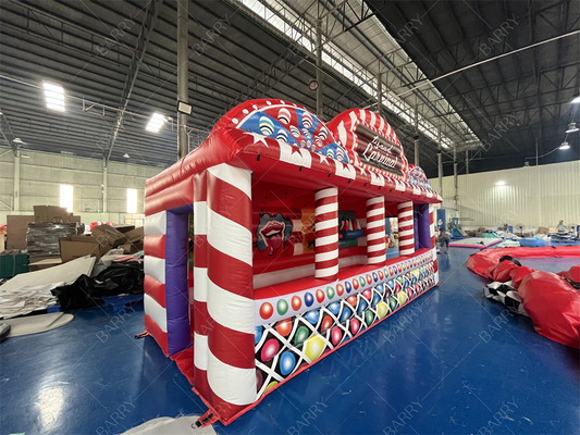 Sport 3 Game Carnival Game Booth 4 w 1 Combos Puchnięty Grand Carnival Game Tent