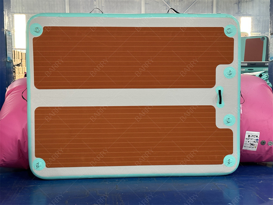 2.4×1.8×0.15m Dropstitch Nawierzchnia nawierzchniowa Łódź Jet Ski Dock Woda Pływający Matka Pływająca Wyspa