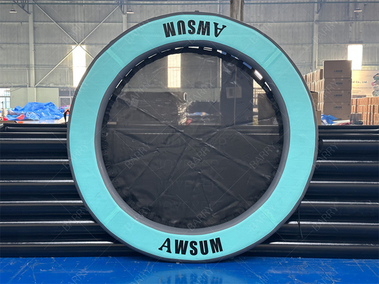 Basen okrągły basen pływający wyspa składany podmuchany hamak z siatką