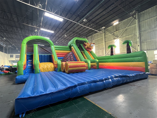 Zabawny szalony jazdę Park rozrywki Gry zwierzęce Bg Wydręczyciel Tor przeszkód Sliding Puffable Park rozrywki