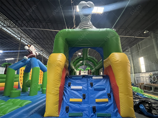 Zabawny szalony jazdę Park rozrywki Gry zwierzęce Bg Wydręczyciel Tor przeszkód Sliding Puffable Park rozrywki