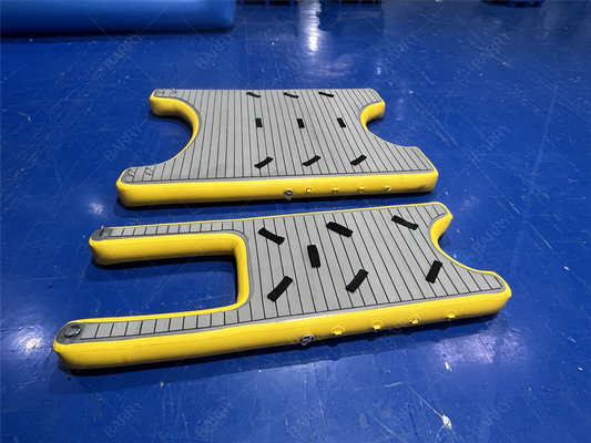 Drop Stitch Nawigacyjna Platforma Pływająca Dock, Nawigacyjna U Dock Stacja Nawigacyjna Do Łodzi I Jet Ski
